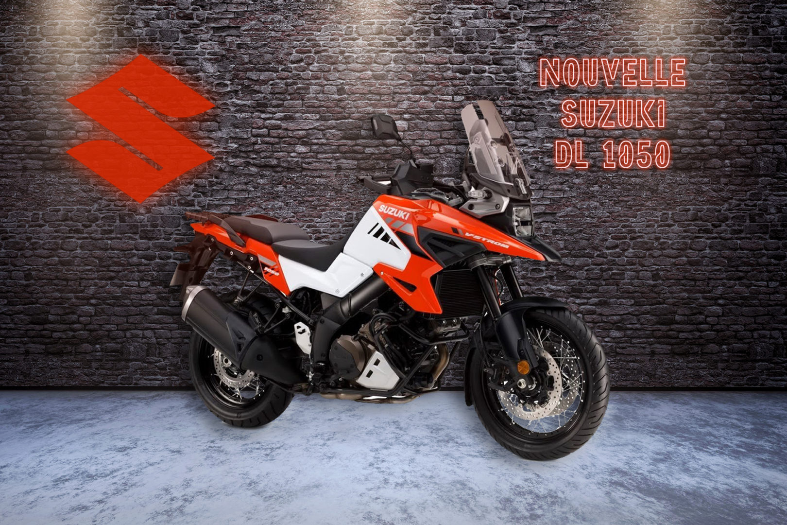 Nouvelle Suzuki DL 1050 rouge