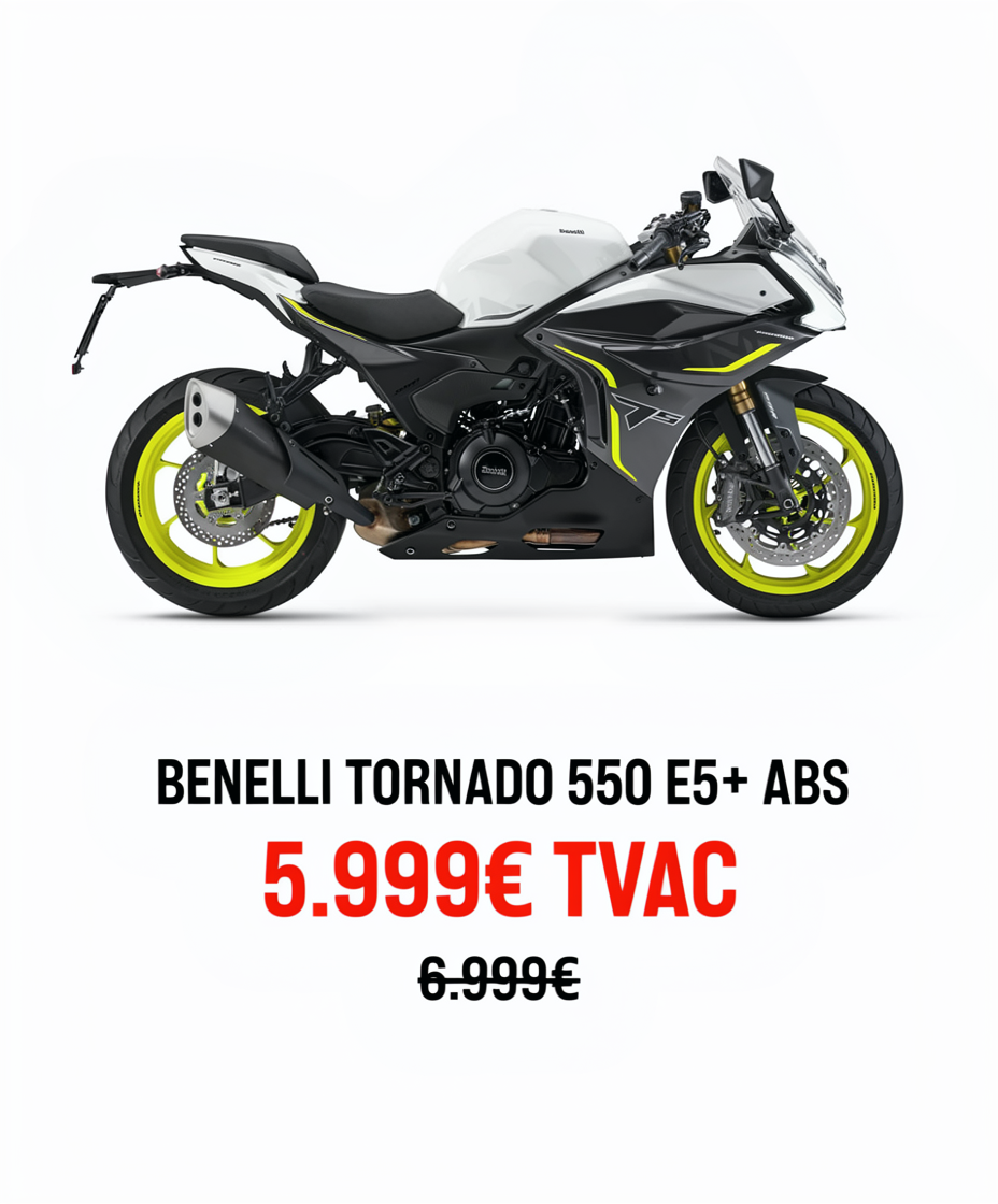 BENELLI TORNADO 550 E5+ ABS WHITE