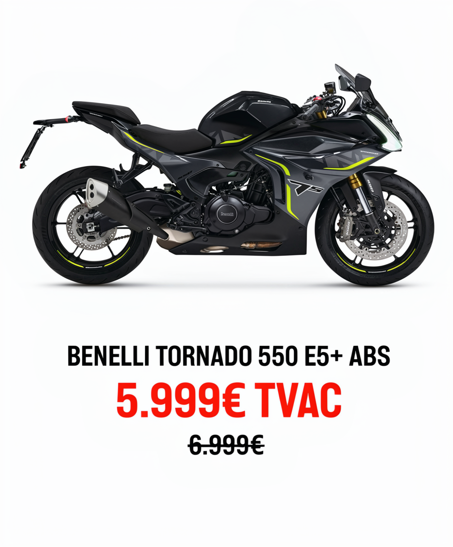 BENELLI TORNADO 550 E5+ ABS BLACK